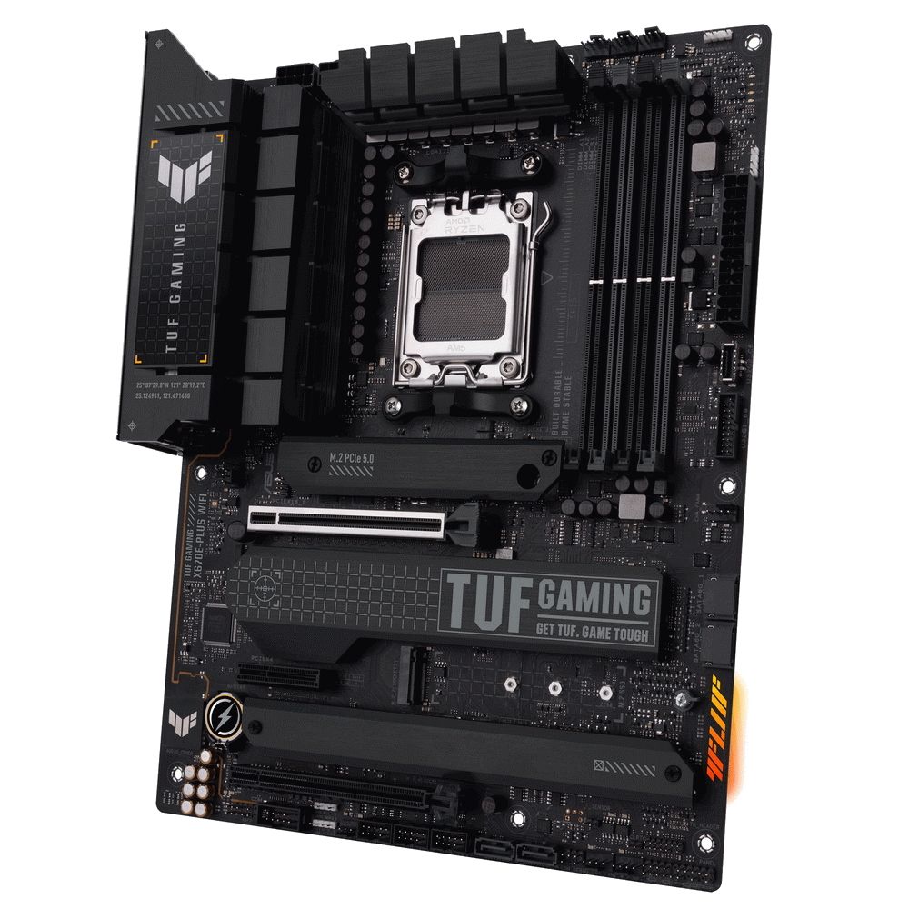 Материнская плата ASUS TUF GAMING X670E-PLUS WIFI /AM5, X670,PCIE 5.0,MB (90MB1BK0-M0EAY0) /AM5, X670,PCIE 5.0,MB (90MB1BK0-M0EAY0)