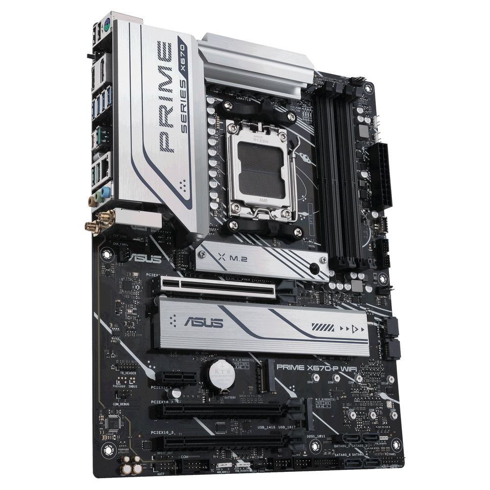 Материнская плата ASUS PRIME X670-P WIFI /AM5,X670,USB 3.2 GEN 2X2,WIFI,AURA,MB (90MB1BV0-M0EAY0) /AM5,X670,USB 3.2 GEN 2X2,WIFI,AURA,MB (90MB1BV0-M0EAY0)