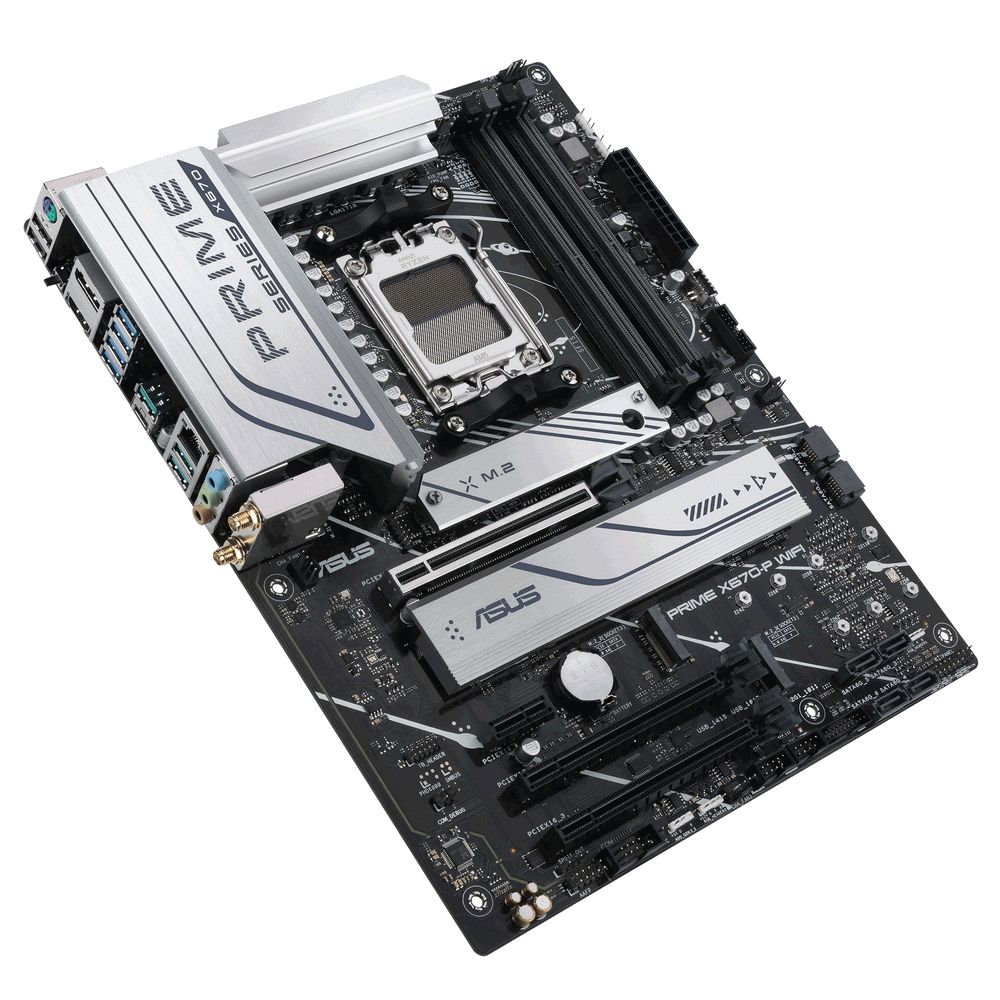 Материнская плата ASUS PRIME X670-P WIFI /AM5,X670,USB 3.2 GEN 2X2,WIFI,AURA,MB (90MB1BV0-M0EAY0) /AM5,X670,USB 3.2 GEN 2X2,WIFI,AURA,MB (90MB1BV0-M0EAY0)