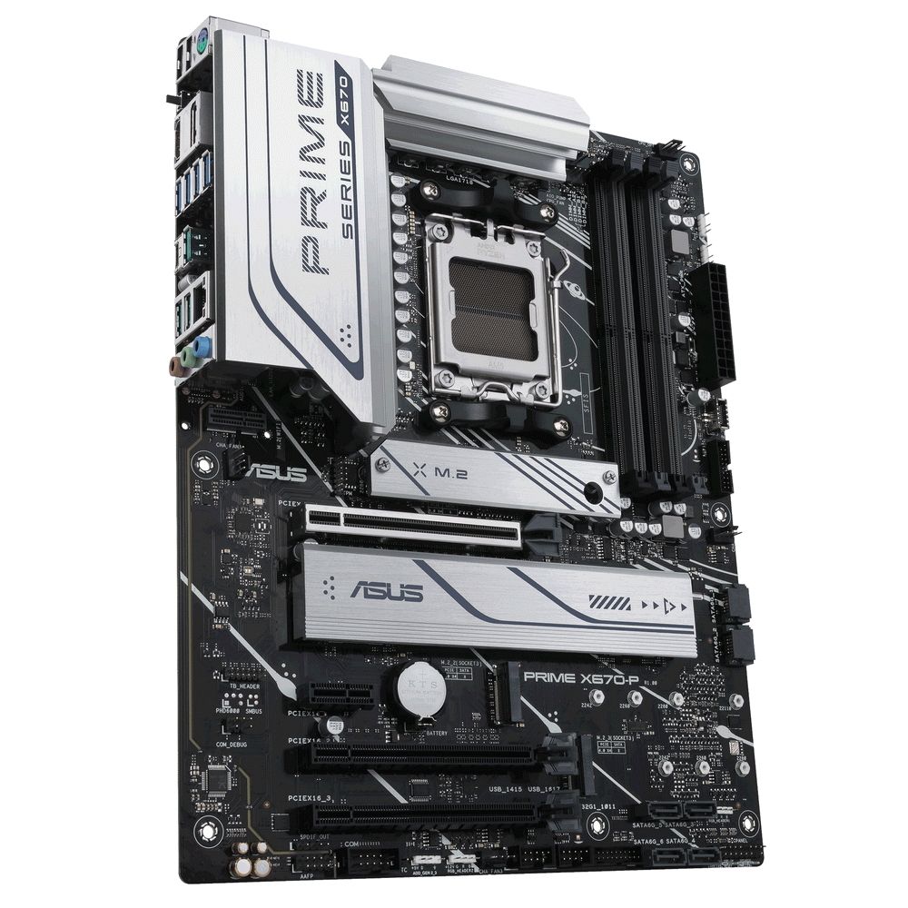 Материнская плата ASUS PRIME X670-P-CSM AM5 ATX 4xDDR5 3xPCIEx16 PCIEx1 3xM.2 USB-C DP HDMI 2.5GLAN (90MB1BU0-M0EAYC)