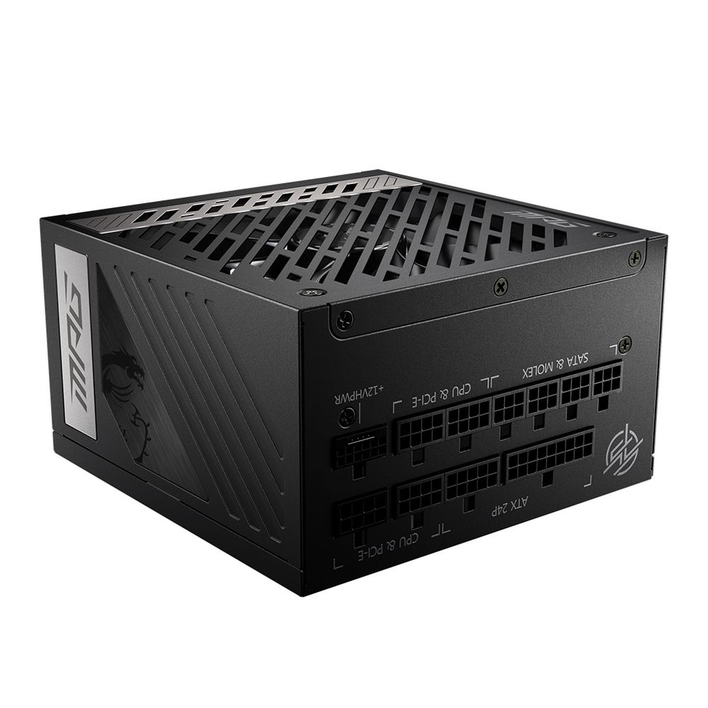 Блок питания MSI MPG A1000G PCIE5 |306-7ZP7C11-CE0| , 1000W, 80+ Gold, полностью модульный, ATX 3.0, PCIE5, RTL