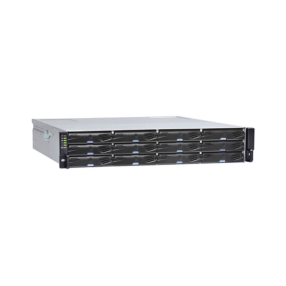 DS2012R2C000B-8U32 - Платформа СХД Infortrend EonStor DS2012R2C000B-8U32  (12x3.5, 2U, Dual Redundant Controller incl: 2x2GB, 8x1Gb iSCSI RJ-45  ports, 2x host board slots, 2x12Gb SAS EXP. Ports, 2x(PSU 460W+FAN  Module/SuperCap.+Flash module), Rackmount kit)