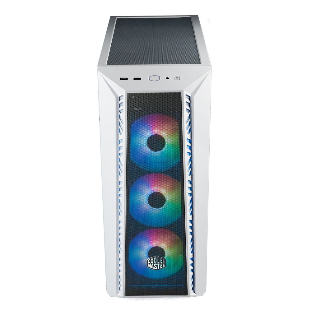 Корпус Cooler Master MasterBox 520 Mesh White MB520-WGNN-S00 USB3.0x1,USB-Cx1,Audio,ARGB fan x3,white,front Mesh panel,wh MB520-WGNN-S00 USB3.0x1,USB-Cx1,Audio,ARGB fan x3,white,front Mesh panel,white