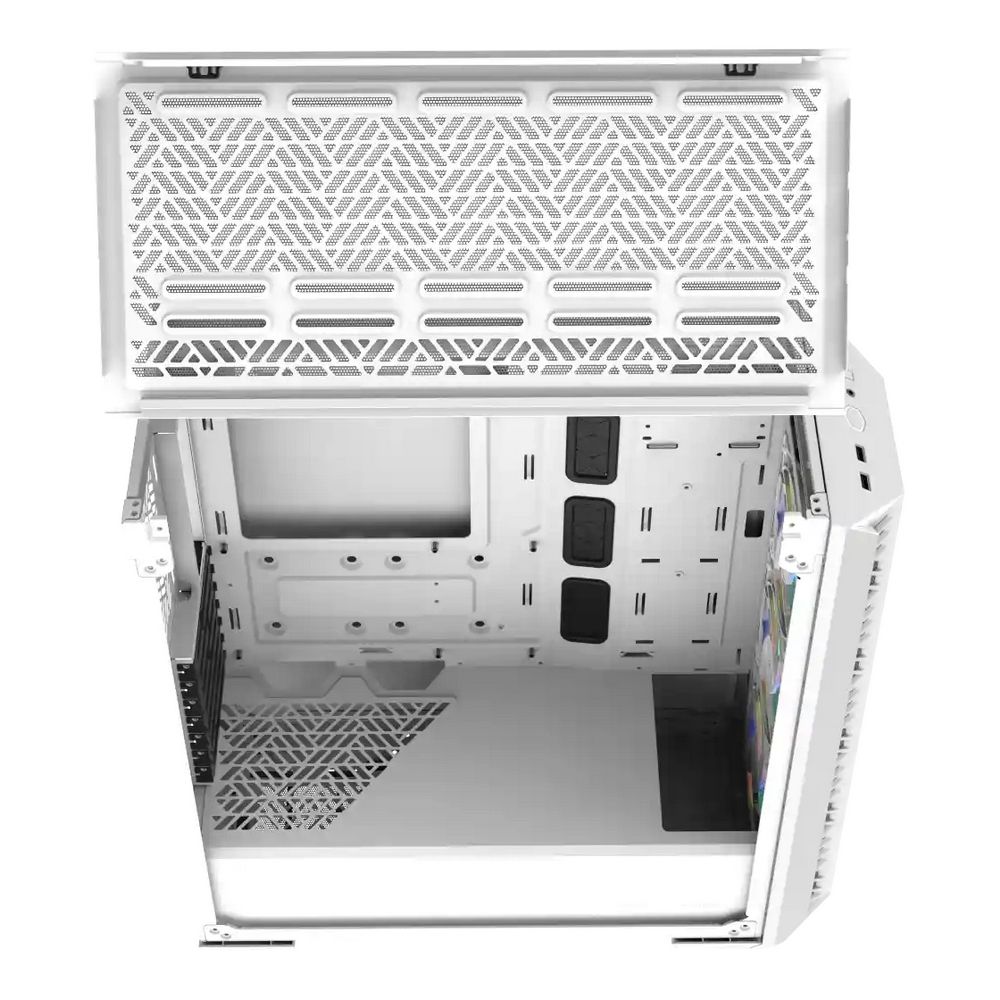 Корпус Cooler Master MasterBox 520 Mesh White MB520-WGNN-S00 USB3.0x1,USB-Cx1,Audio,ARGB fan x3,white,front Mesh panel,wh MB520-WGNN-S00 USB3.0x1,USB-Cx1,Audio,ARGB fan x3,white,front Mesh panel,white