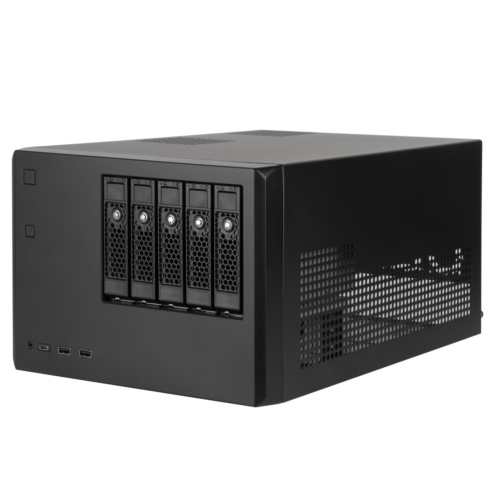 Корпус Silverstone G49CS351B000020 5-bay SAS-12G / SATA-6G hot-swappable high performance NAS chassis 5-bay SAS-12G / SATA-6G hot-swappable high performance NAS chassis