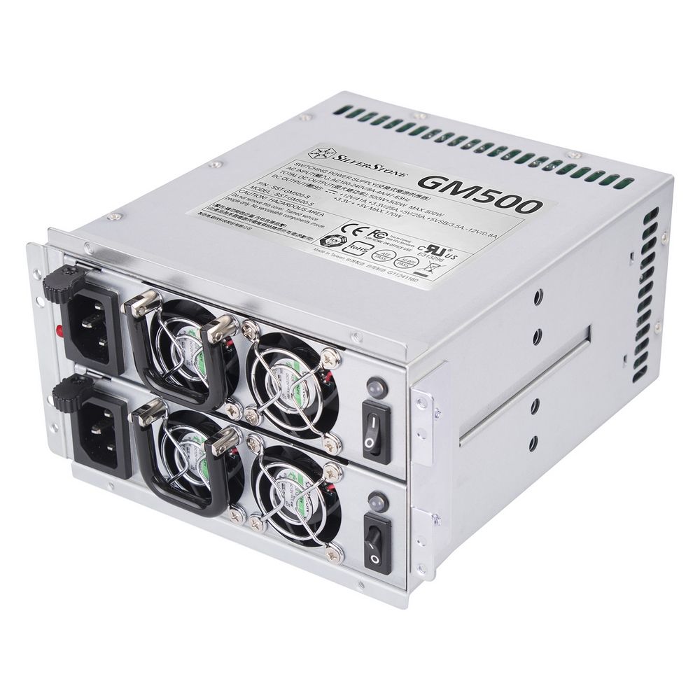 Блок питания Silverstone G540GM500S00210 80 PLUS Silver 500W mini redundant power supply