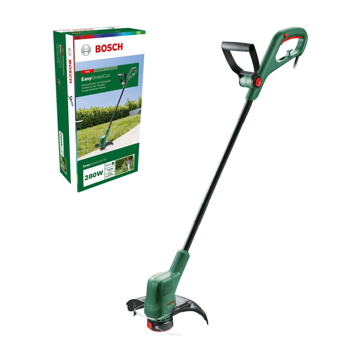 Электрический триммер Bosch EasyGrassCut 26 280 Вт (06008C1J01)