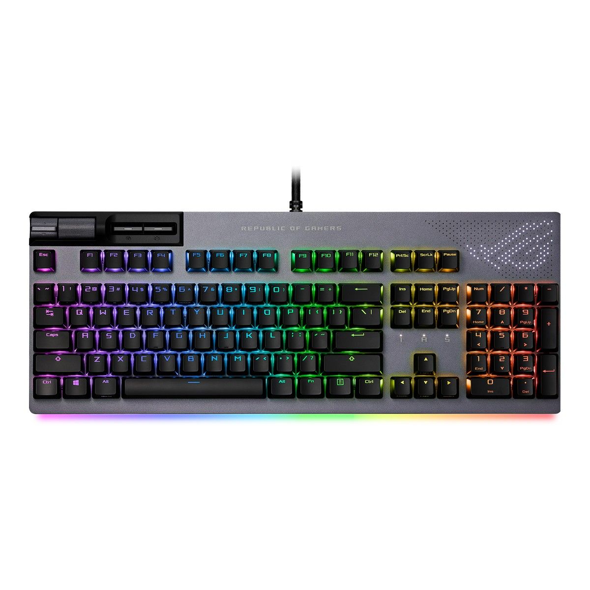 Клавиатура ASUS XA07 STRIX FLARE II ANI ROG NX Red PBT 100% USB