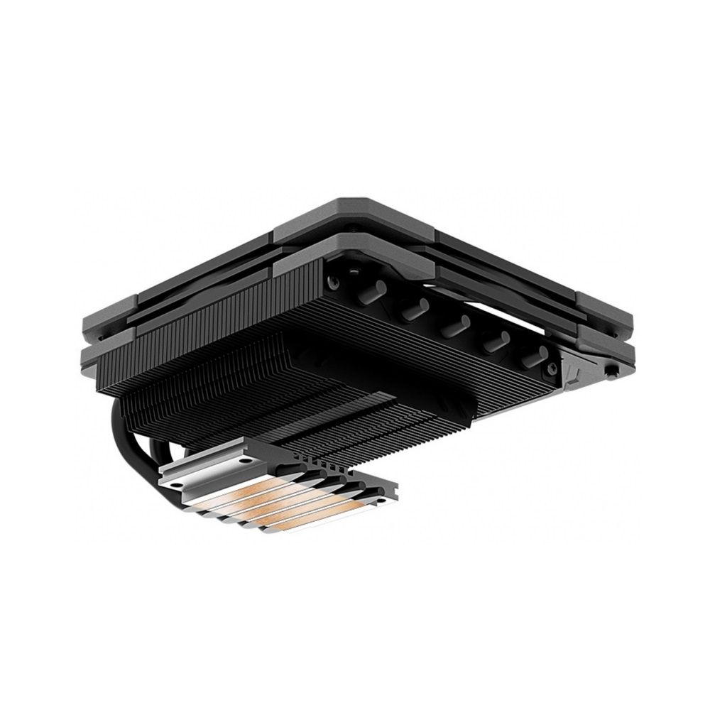 Вентилятор ID-Cooling Кулер ID-Cooling ID-CPU-IS-50X-V2 ID-COOLING IS-50X V2 LGA115X/AM4/AM3/+/AM2/+/FM2/+/FM1 низкопрофильный высота 57mm (36шт/кор, TDP 130W, PWM, 5 тепл.трубки прямого контакта, FAN 120mm, черный) BOX