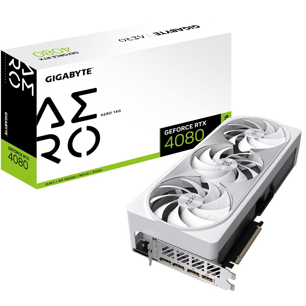 Видеокарта Gigabyte RTX4080 AERO 16GB GDDR6X 256bit HDMI 3xDP RTL (311513)