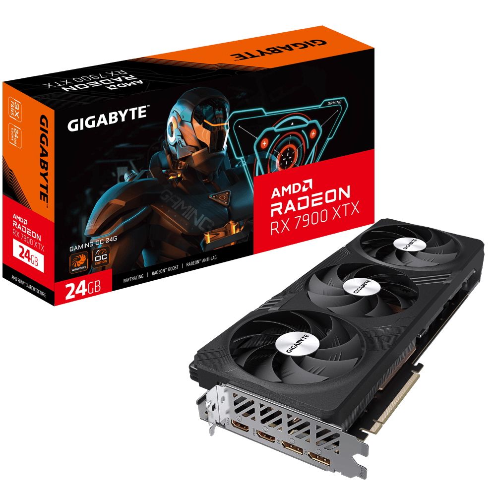 Видеокарта Gigabyte RX7900XTX GAMING OC 24GB GDDR6 384-bit HDMIx2 DPx2