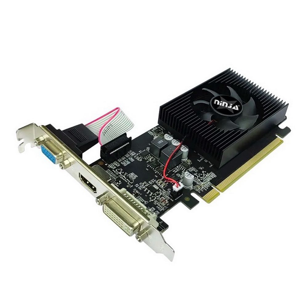 Видеокарта Ninja (Sinotex) GT240 1GB GDDR3 128bit VGA DVI HDMI 1FAN RTL