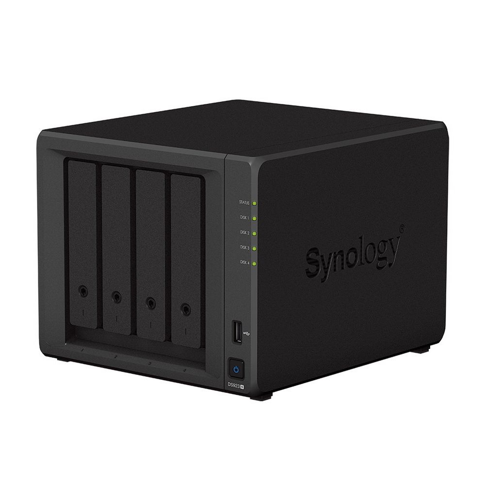 Платформа СХД Synology DS923+ 4 Bay (Max.9, DX517) 2xM.2 2xGLAN 4GB (Max. 32GB) DDR4