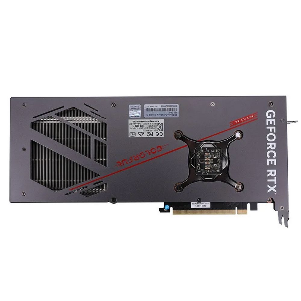 Видеокарта Colorful RTX4070Ti NB EX-V 12GB GDDR6X 192bit 3xDP HDMI 3FAN RTL