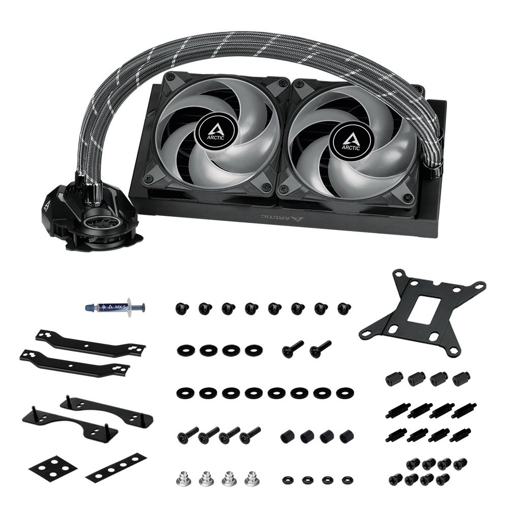 Жидкостная система охлаждения Arctic Cooling Liquid Freezer II-240 A-RGB Black Multi Compatible All-In-One CPU Water Cooler (ACFRE00093A)