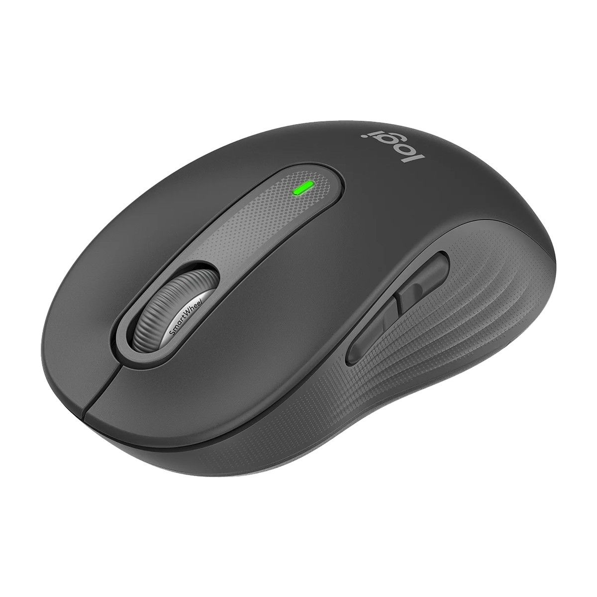Мышь беспроводная Logitech M650 Signature Graphite |910-006390| темно-серая, 400-4000 dpi, Bluetooth + 2.4G, 5 кнопок, АА-батарейка, полноразмерная, правый хват