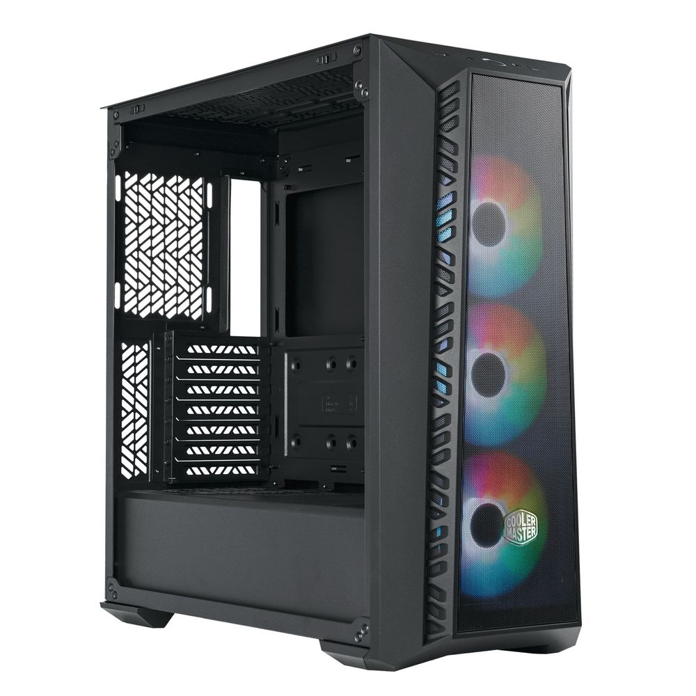 Корпус Cooler Master MasterBox 520 Mesh BO Edition MB520-KGNN-S00 USB3.0x1,USB-Cx1,Audio,ARGB fan x3, front Mesh panel MB520-KGNN-SNO Black Out Edition, USB3.0x1,USB-Cx1,Audio,ARGB fan x3, front Mesh panel