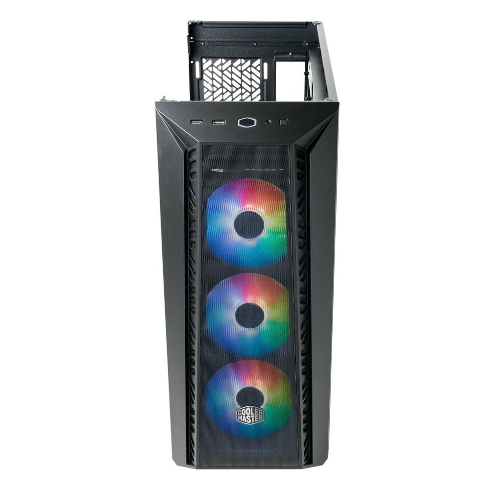 Корпус Cooler Master MasterBox 520 Mesh BO Edition MB520-KGNN-S00 USB3.0x1,USB-Cx1,Audio,ARGB fan x3, front Mesh panel MB520-KGNN-SNO Black Out Edition, USB3.0x1,USB-Cx1,Audio,ARGB fan x3, front Mesh panel