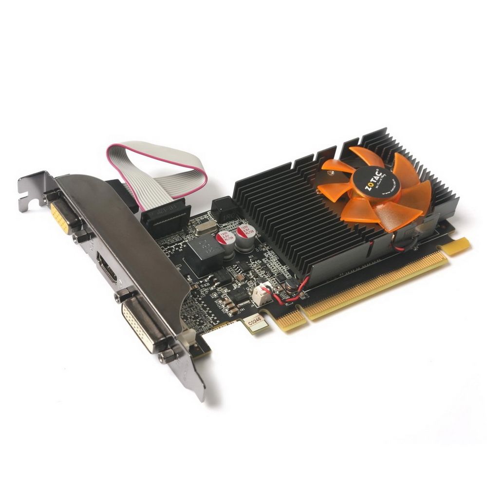 Видеокарта Zotac GT710 2GB GDDR3 64bit VGA DL-DVI HDMI 1FAN LITE PACK