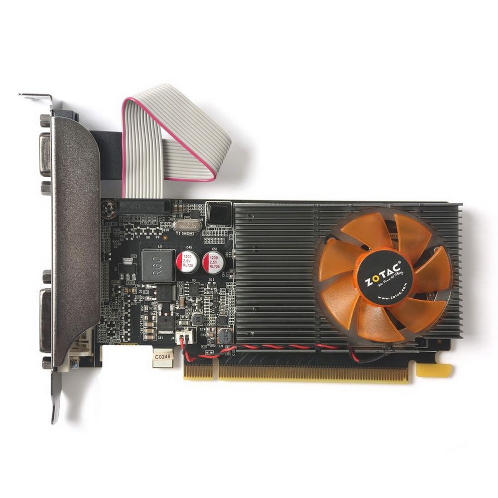 Видеокарта Zotac GT710 2GB GDDR3 64bit VGA DL-DVI HDMI 1FAN LITE PACK
