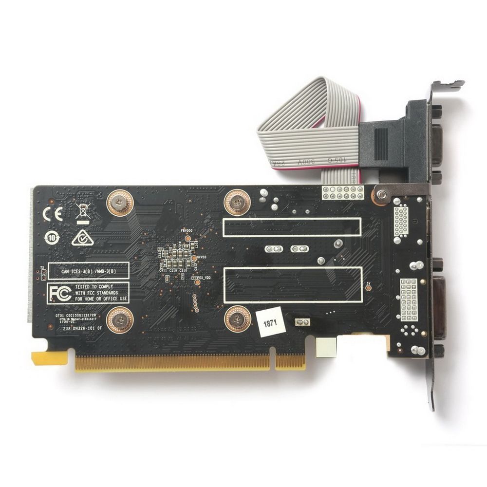 Видеокарта Zotac GT710 2GB GDDR3 64bit VGA DL-DVI HDMI 1FAN LITE PACK