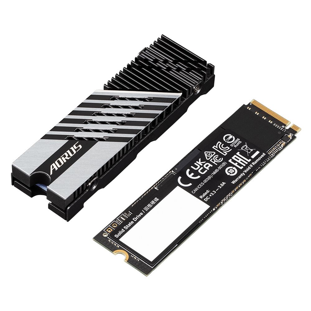 Твердотельный накопитель SSD Gigabyte AORUS 1TB M.2 2280 AG4731TB Client PCI-Express 4.0 x4, NVMe 1.4 7300/6000 RTL