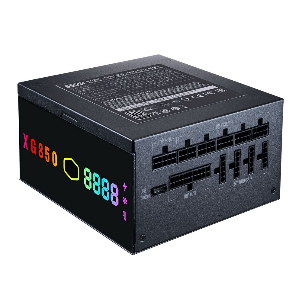 Блок питания Cooler Master XG Platinum Plus 850W, MPG-8501-AFBAP-XEU MPG-8501-AFBAP-XEU XG Platinum Plus 850W, MPG-8501-AFBAP-XEU