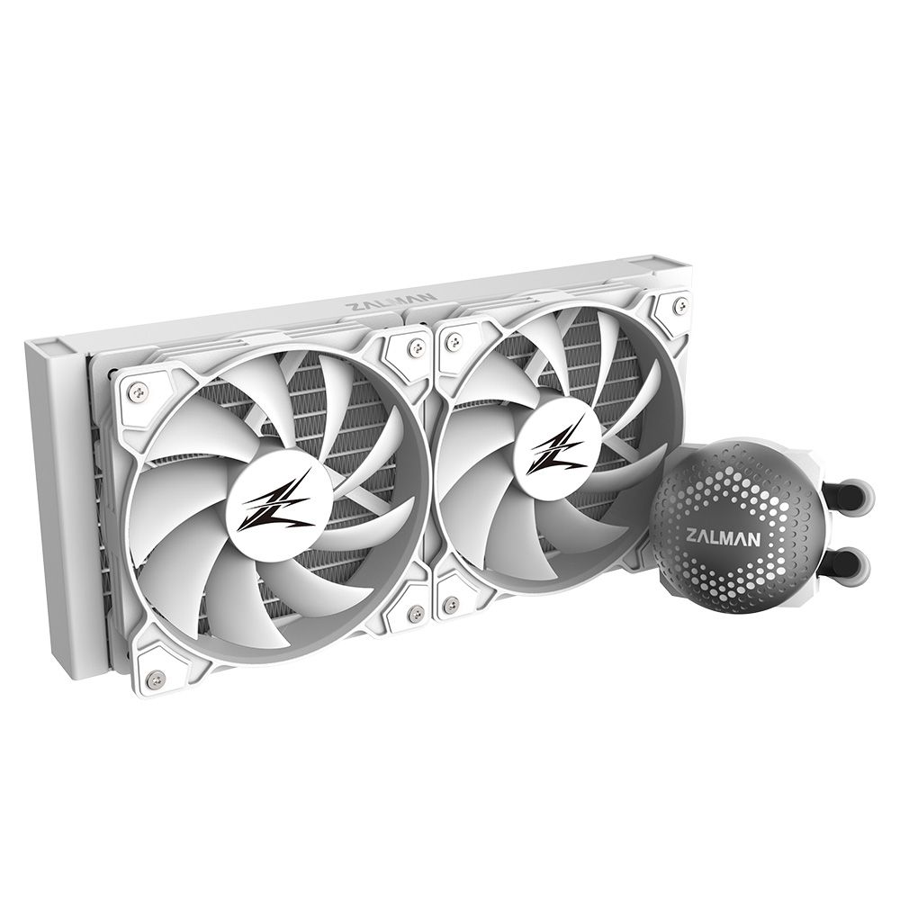 Жидкостная система охлаждения Zalman ALPHA 28 White 140 мм - две секции, 3 pin, радиатор - алюминий