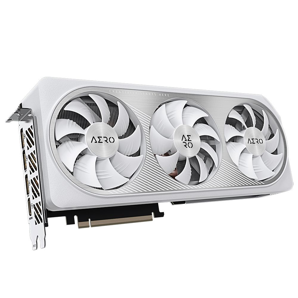 Видеокарта Gigabyte RTX4070 AERO OC 12GB GDDR6X 192-bit DPx3 HDMI (GV-N4070AERO OC-12GD)