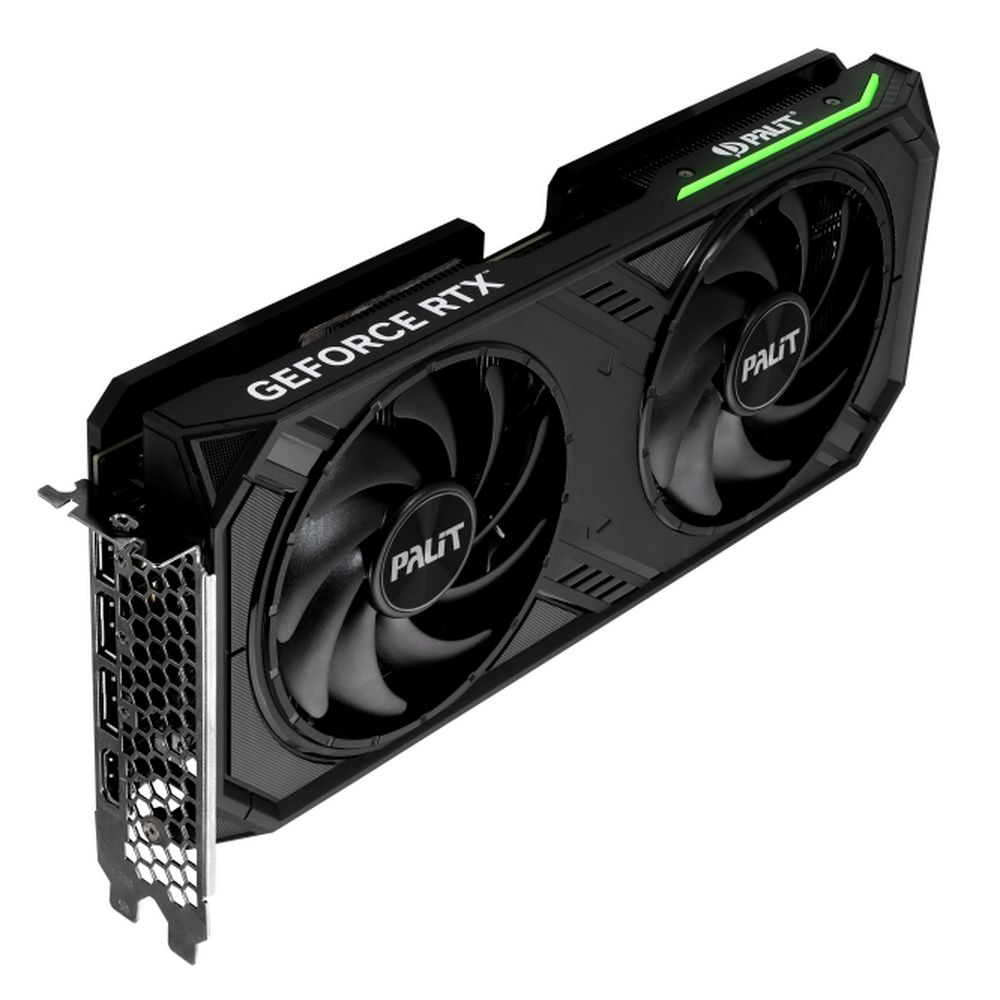 Видеокарта Palit RTX4070 DUAL OC 12GB GDDR6X 192bit 3-DP HDMI