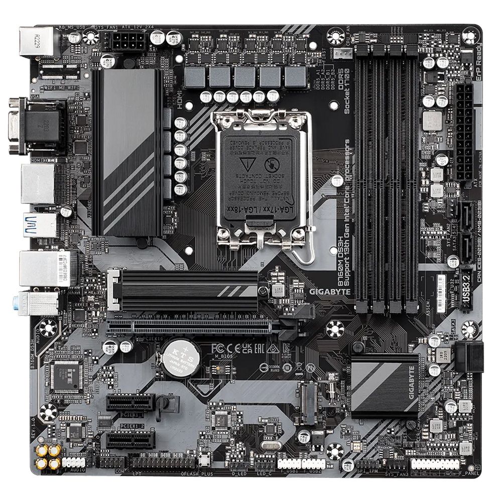 Материнская плата Gigabyte B760M DS3H, RTL