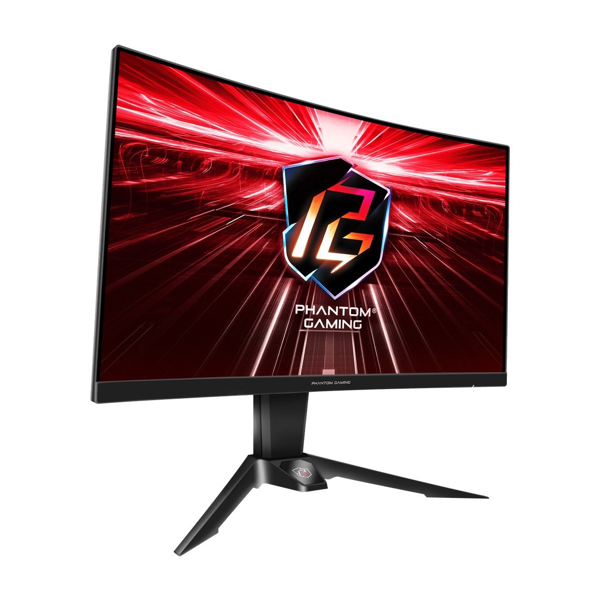 Монитор ASRock 27" Phantom Gaming PG27Q15R2A Black (VA, 2560x1440, HDMI+HDMI+DP, 1 ms, 178°/178°, 550 cd/m, 4000:1, 165Hz, HDR400, MM, Curved 1500R, Height adjustment)