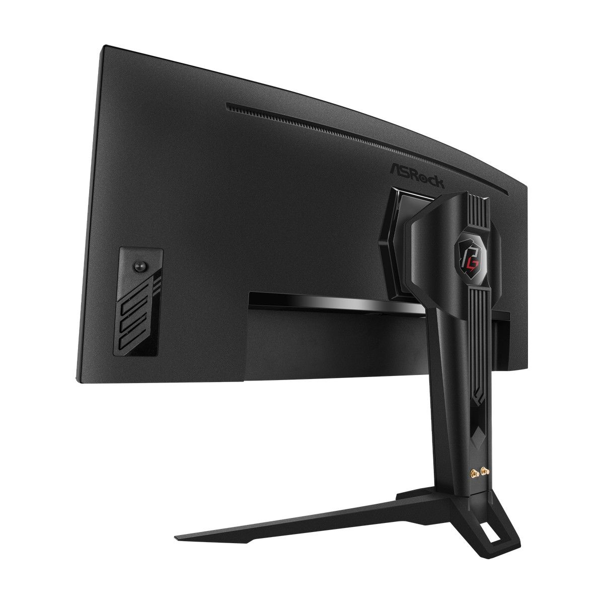 Монитор ASRock 34" Phantom Gaming PG34WQ15R2B Black (VA, 3440x1440, HDMI+HDMI+DP, 1 ms, 178°/178°, 550 cd/m, 3000:1, 165Hz, HDR400, MM, Curved 1500R, Height adjustment)