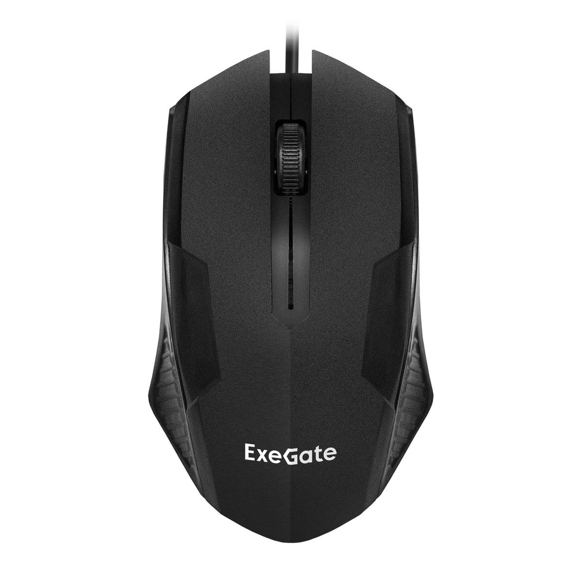 Мышь ExeGate SH-9025L (USB, оптическая, 1000dpi, 3 кнопки и колесо прокрутки, длина кабеля 2м) черная, RTL