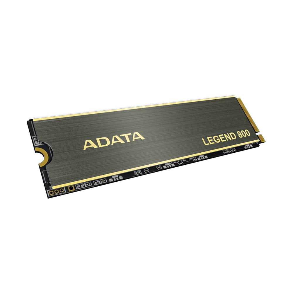 Твердотельный накопитель SSD ADATA LEGEND 800 2TB M.2 2280 ALEG-800-2000GCS PCIe Gen4x4 with NVMe, 3500/2800, MTBF 1.5M, 3D NAND, 1200TBW, Heat Sink, RTL