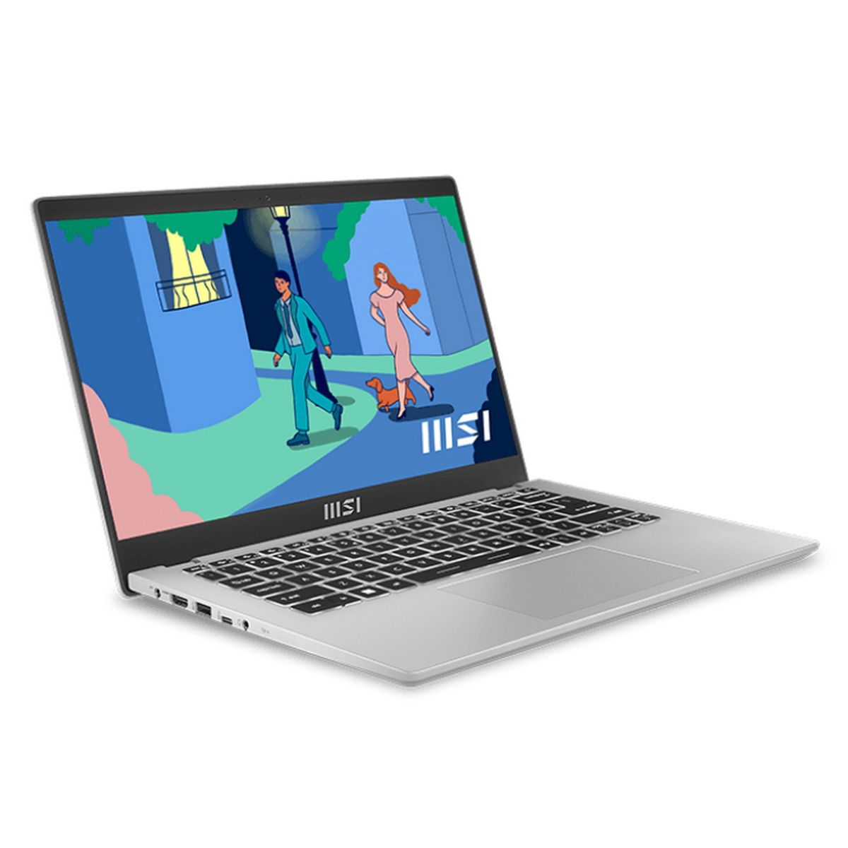 Ноутбук MSI Ноутбук MSI Modern 14 C12M-240XRU Intel Core i5-1235U/8Gb/SSD512Gb/14"/IPS/FHD/DOS/silver