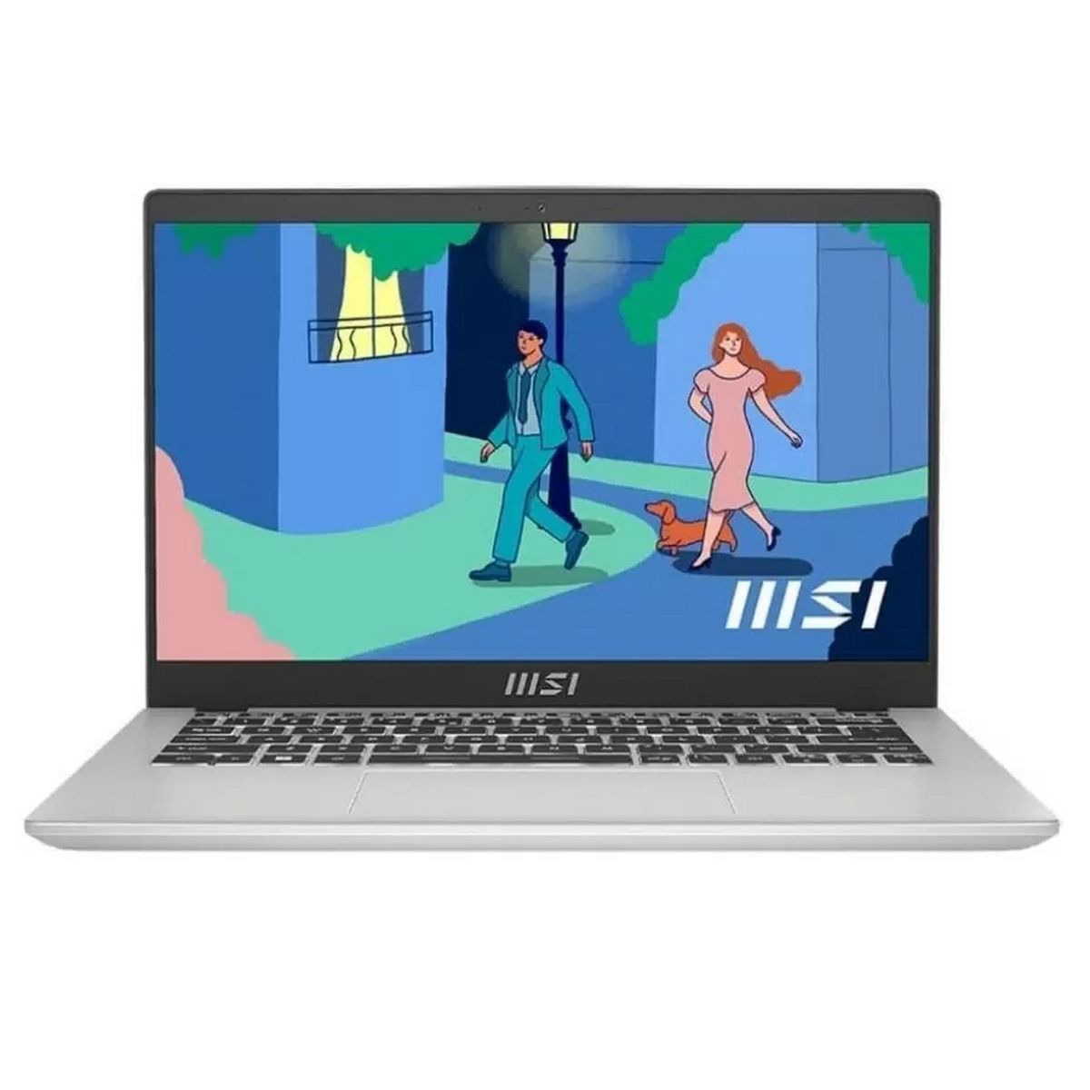 Ноутбук MSI Ноутбук MSI Modern 14 C12M-240XRU Intel Core i5-1235U/8Gb/SSD512Gb/14"/IPS/FHD/DOS/silver