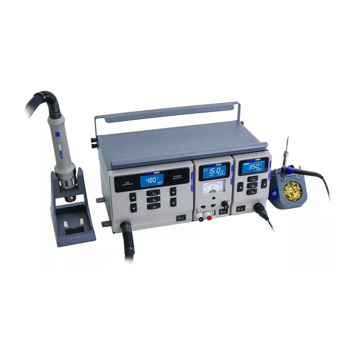 Паяльная станция Atten MS-500 , 3 в 1: ST-862D+ST-1509+APS22-5A