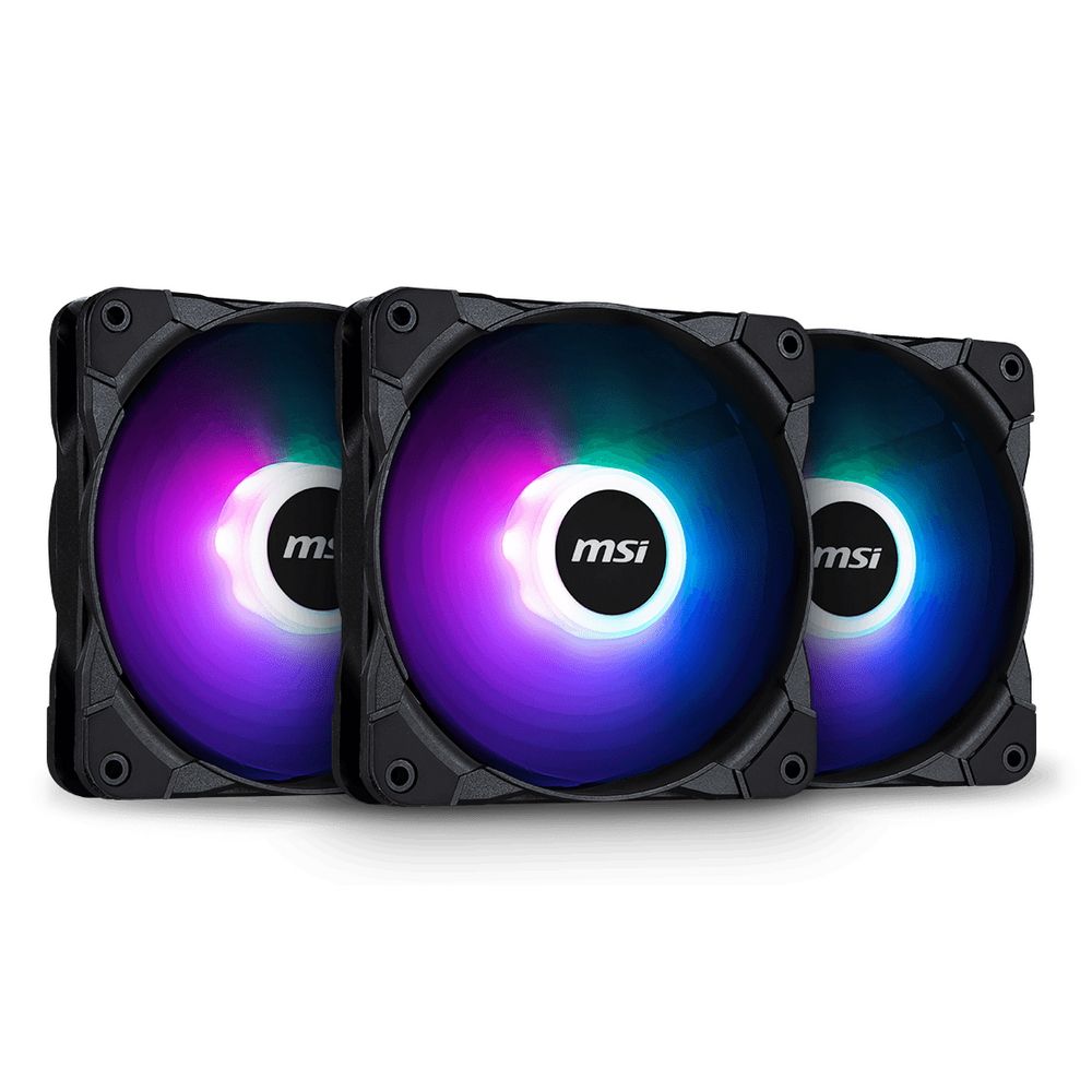 Вентилятор в корпус MSI MAX F12A-3H 3*ARGB 120mm fans with hub and remote control
