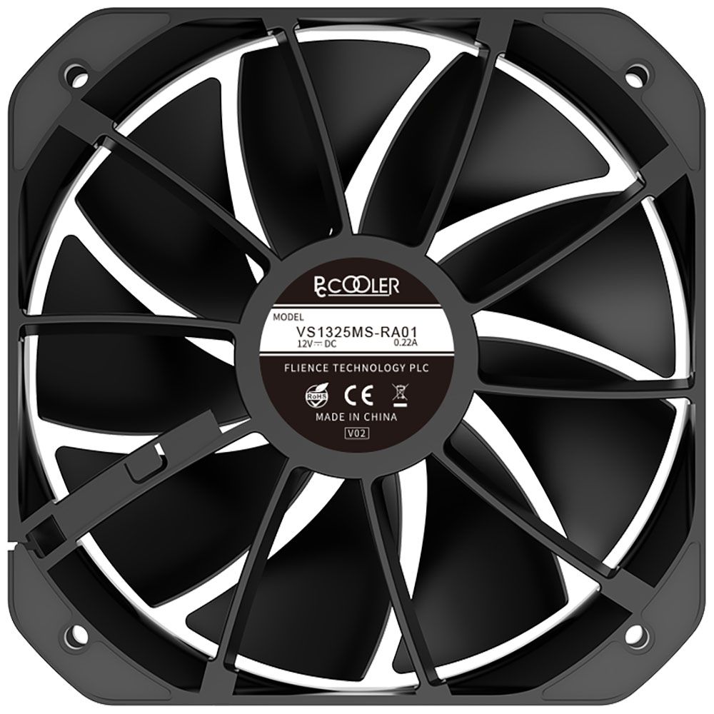 Вентилятор PCCooler PCCooler G6 BK S115X/1200/1700/20XX /AM4/AM5 (8 шт/кор, TDP 250W, 2x130mm PWM FAN, 6 тепловых трубок 6мм, 400-1600RPM, 10-29dBa)
