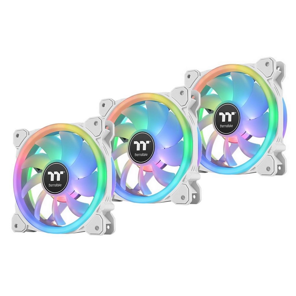Вентилятор в корпус Thermaltake SWAFAN 14 RGB Radiator Fan White TT Premium Edition 3 Pack/Fan/14025/PWM 500~2000rpm/Triple Riing/LED software control