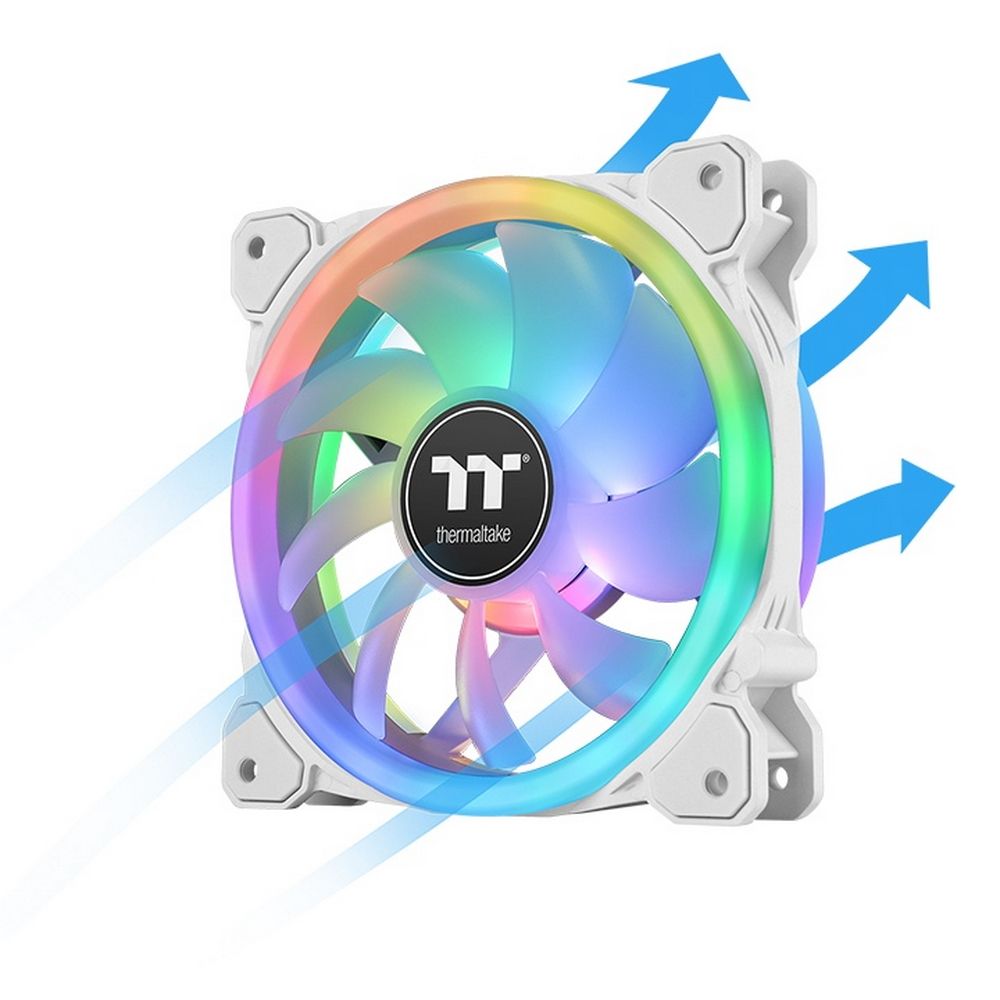 Вентилятор в корпус Thermaltake SWAFAN 14 RGB Radiator Fan White TT Premium Edition 3 Pack/Fan/14025/PWM 500~2000rpm/Triple Riing/LED software control