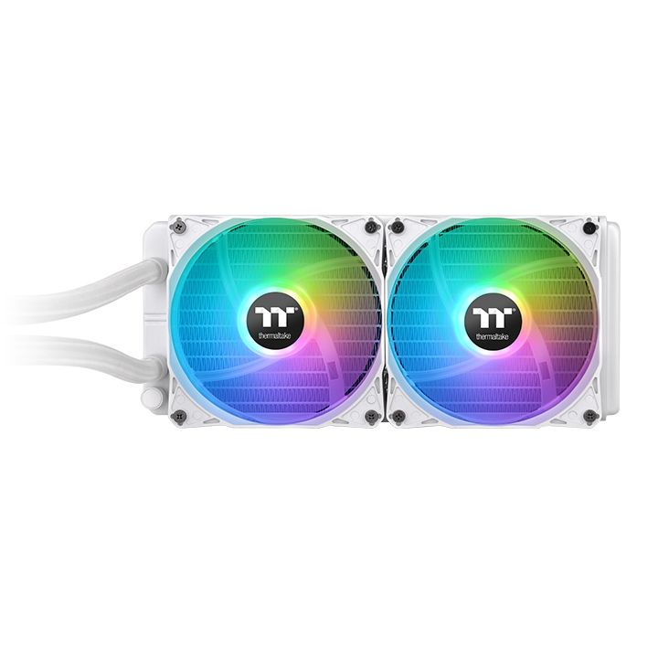 Жидкостная система охлаждения Thermaltake CL-W330-PL12WT-A Floe RC240 CPU&Memory AIO Liquid Cooler Snow Edition/All-in-one liquid cooling system/120 ARGB Fan*2/memory not include