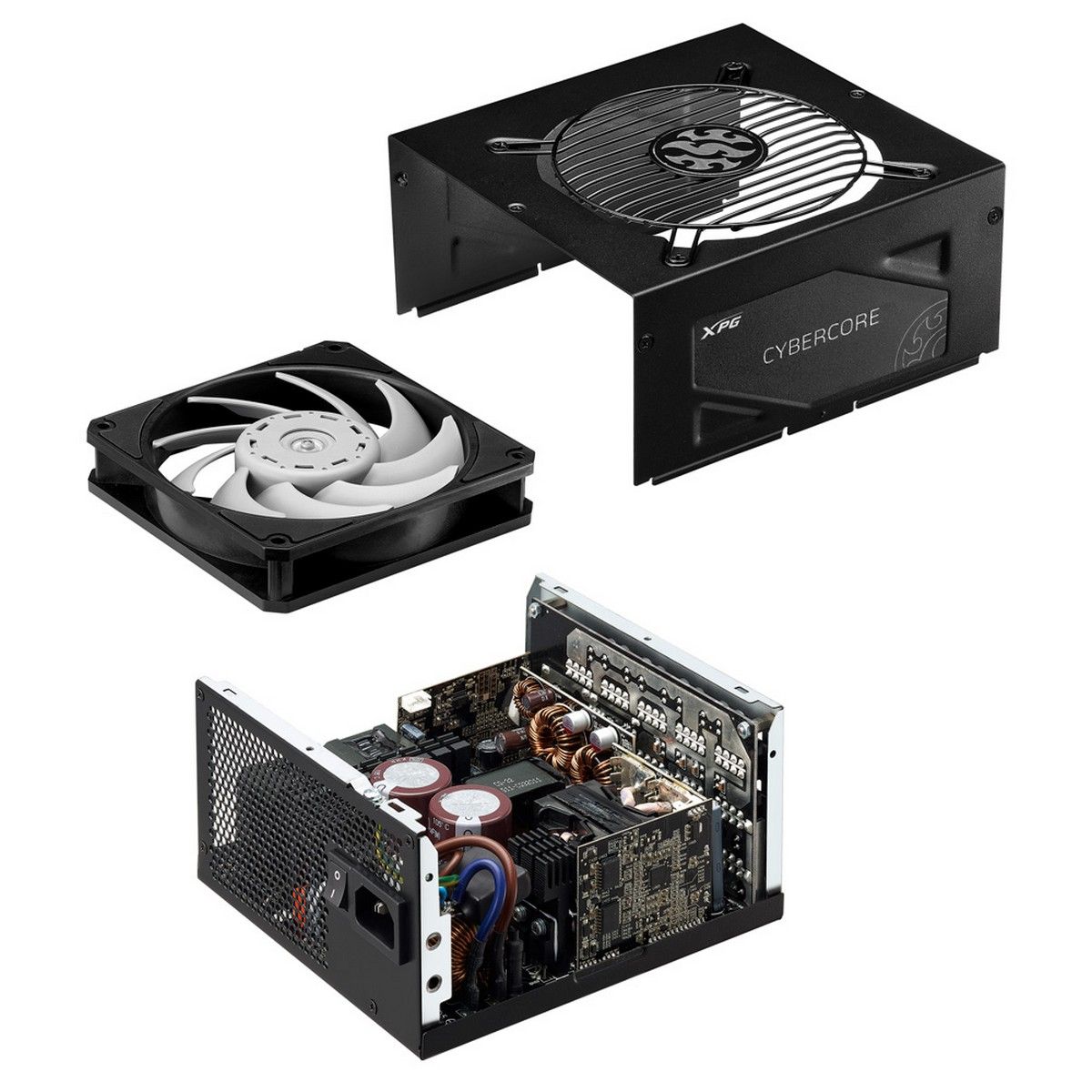 Блок питания XPG CYBERCORE 1300W 80+ Platinum, полностью модульный