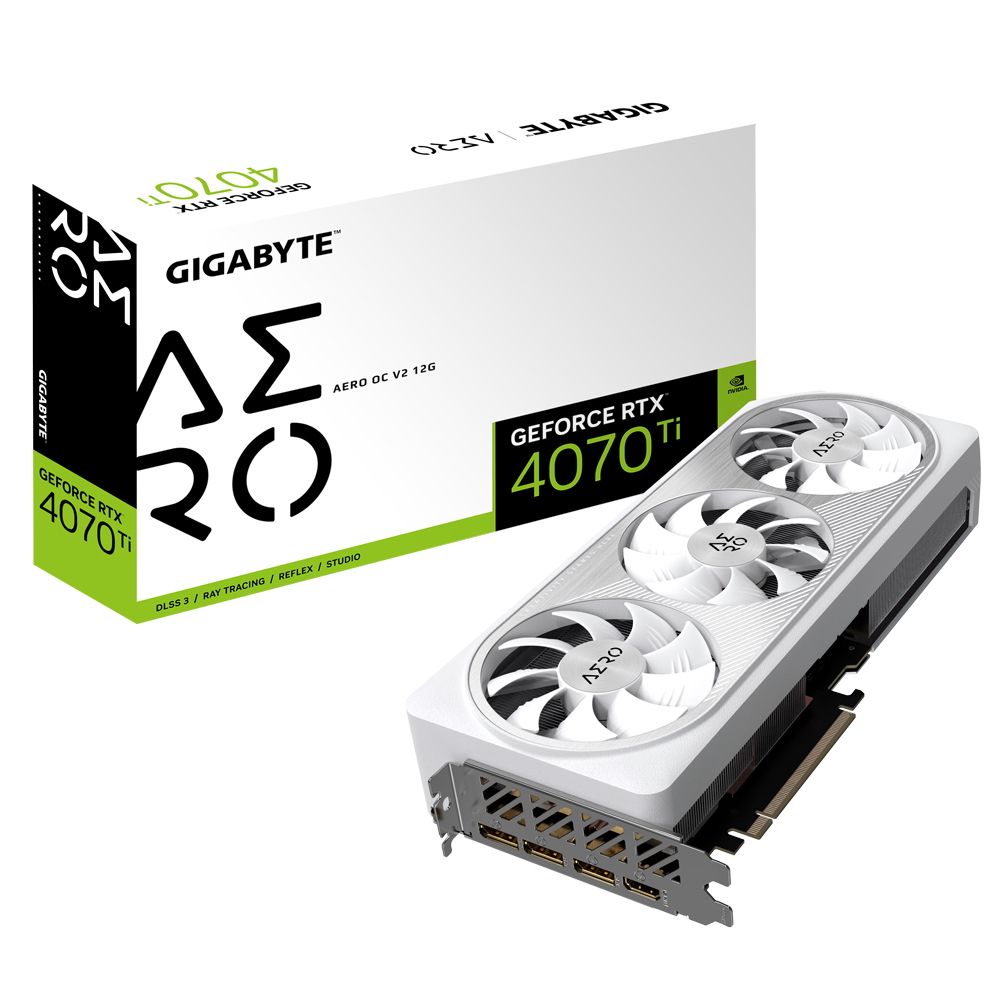Видеокарта Gigabyte RTX4070Ti AERO OC 12GB