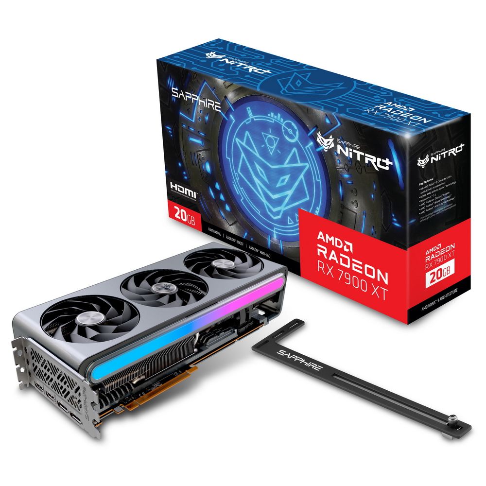 Видеокарта Sapphire RX7900XT GAMING OC VAPOR-X 20GB GDDR6 HDMIx2 DPx2