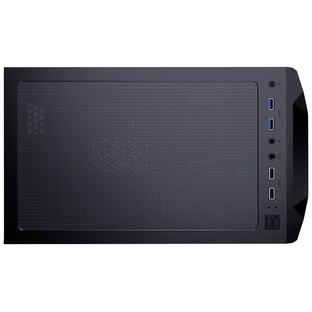 Корпус Cougar MX410 Mesh-G RGB, 4x 120mm ARGB fan + HUB, без БП, боковое окно, чёрный, ATX