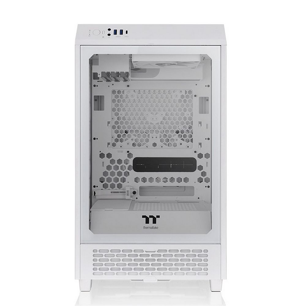 Корпус Thermaltake The Tower 200 Snow/Win/SPCC/Tempered Glass*1/CT140 Fan*2/Color Box