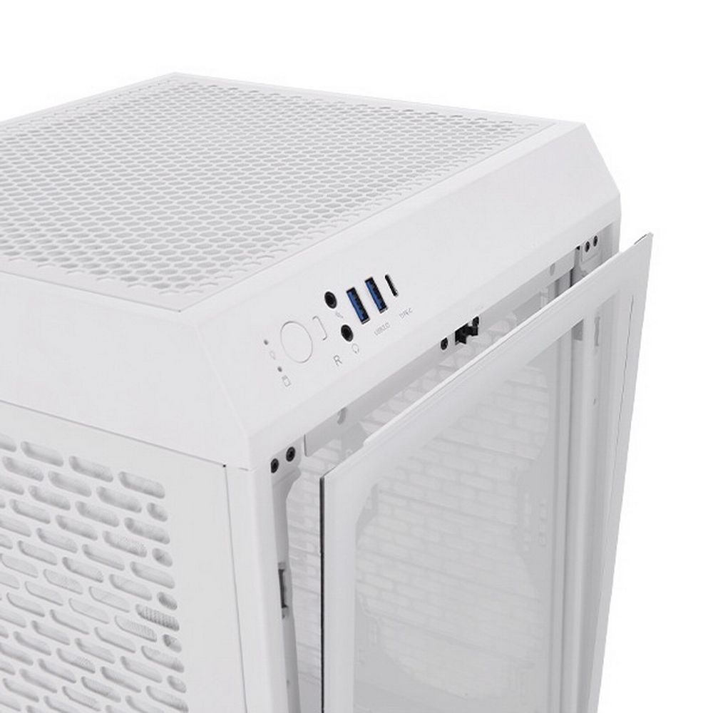 Корпус Thermaltake The Tower 200 Snow/Win/SPCC/Tempered Glass*1/CT140 Fan*2/Color Box
