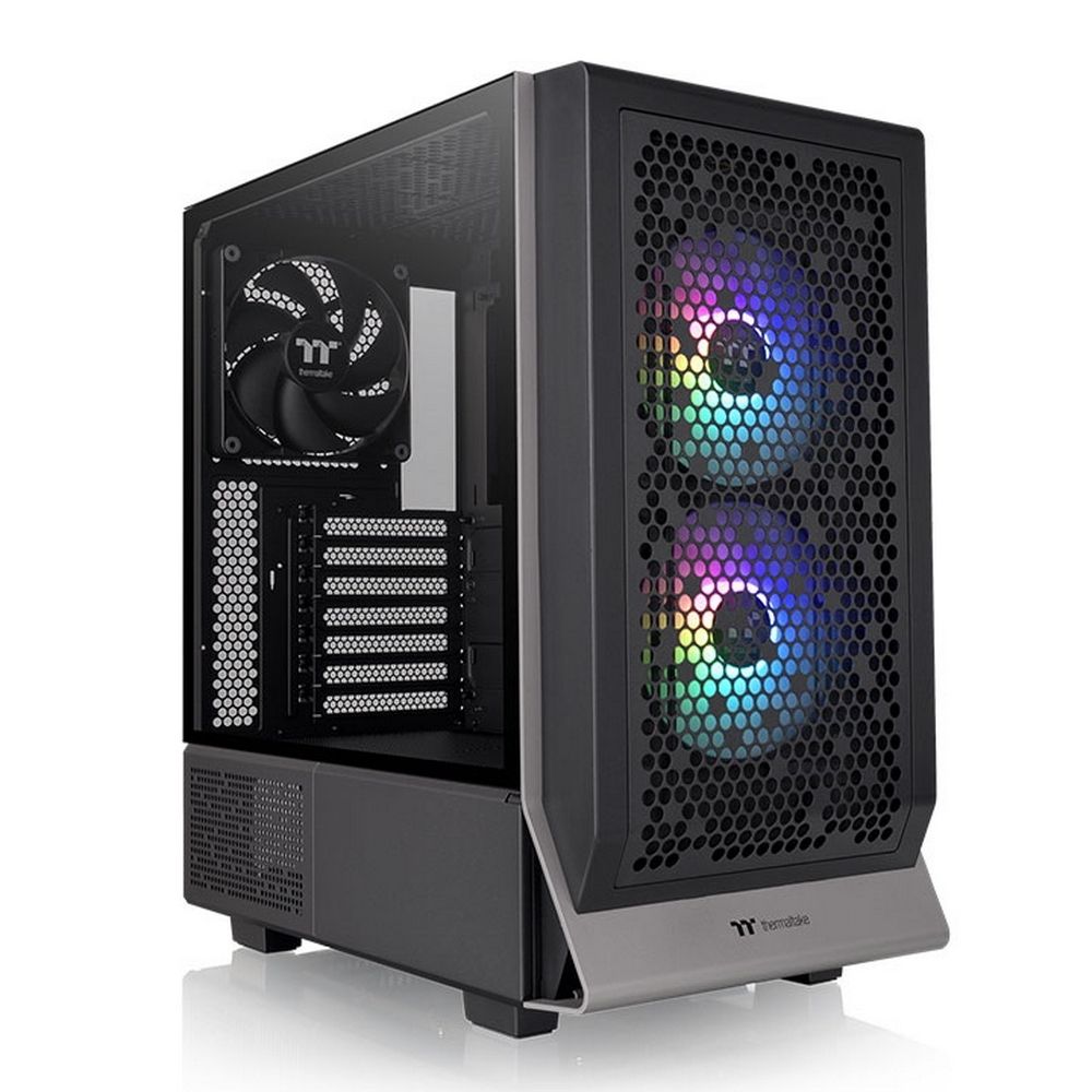Корпус Thermaltake Ceres 300 TG ARGB/Black/Win/SPCC/Tempered Glass*1/CT140 ARGB Fan*2/CT140 Fan*1/Brown Box